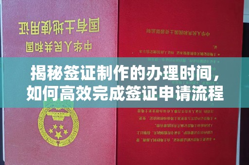 郸城揭秘签证制作的办理时间，如何高效完成签证申请流程
