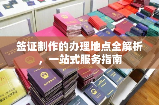 郸城签证制作的办理地点全解析，一站式服务指南