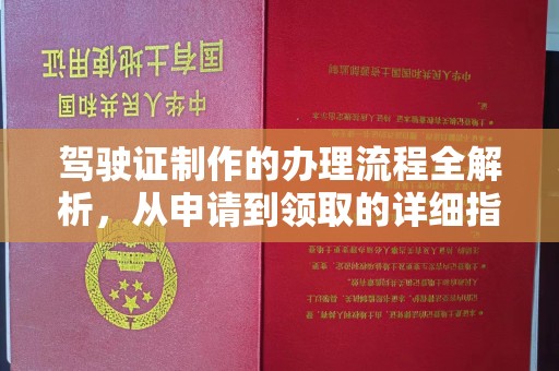 郸城驾驶证制作的办理流程全解析，从申请到领取的详细指南